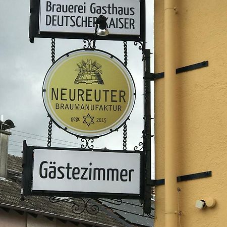 Brauerei Gasthaus Deutscher Kaiser Карлсруе Екстер'єр фото